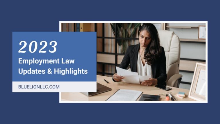 2023 Employment Law Updates & Highlights - Blue Lion