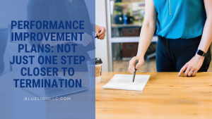 Performance Improvement Plans: Not Just One Step Closer to Termination